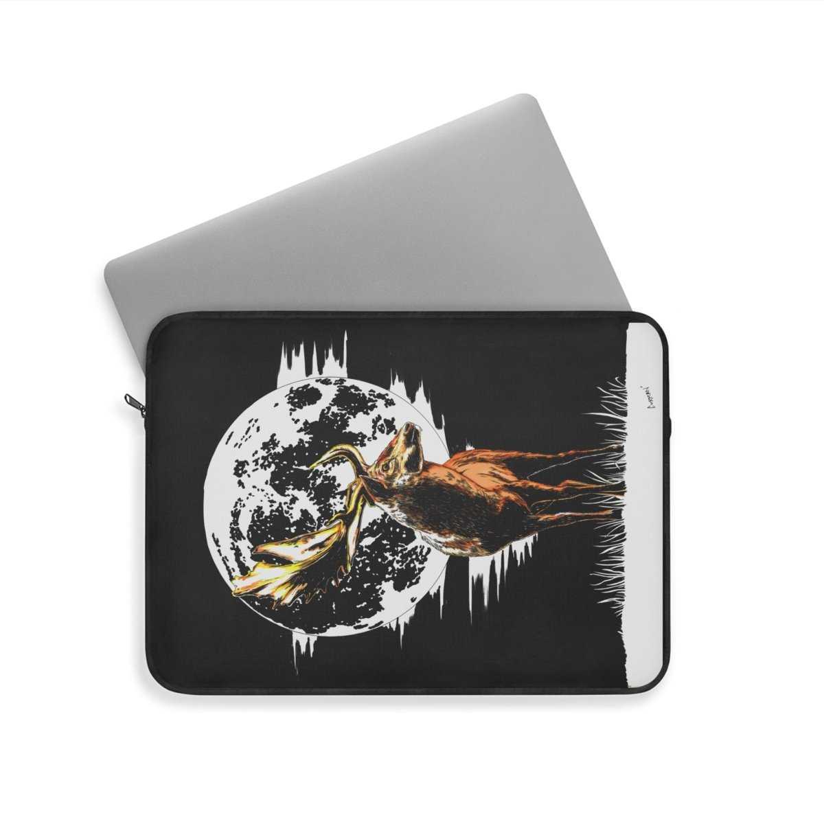 Artistic Deer Hand Drawn Wildlife Laptop Sleeve