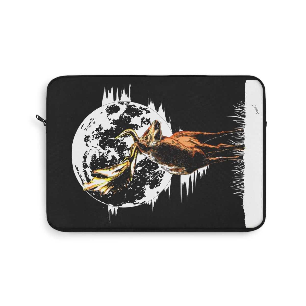Artistic Deer Hand Drawn Wildlife Laptop Sleeve