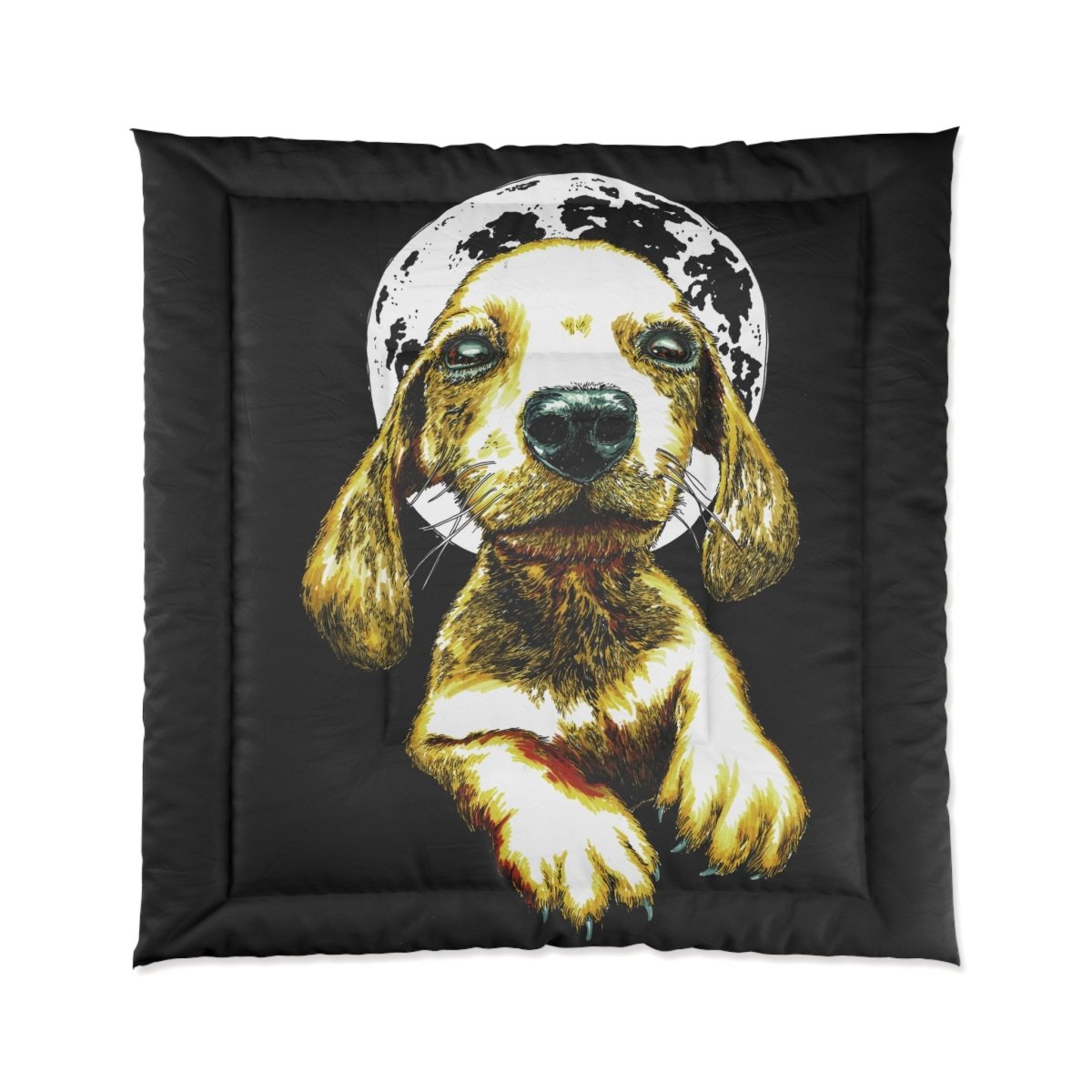 Artistic Dog Comforter - Cozy Pet - Inspired Bedding - Curran Artworks