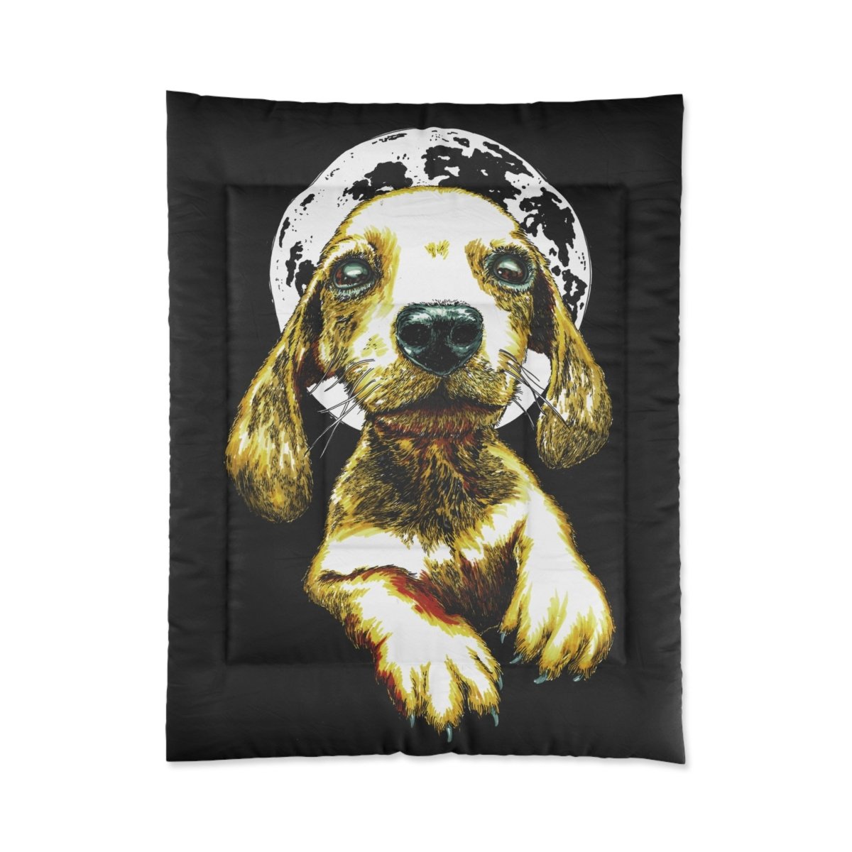 Artistic Dog Comforter - Cozy Pet - Inspired Bedding - Curran Artworks