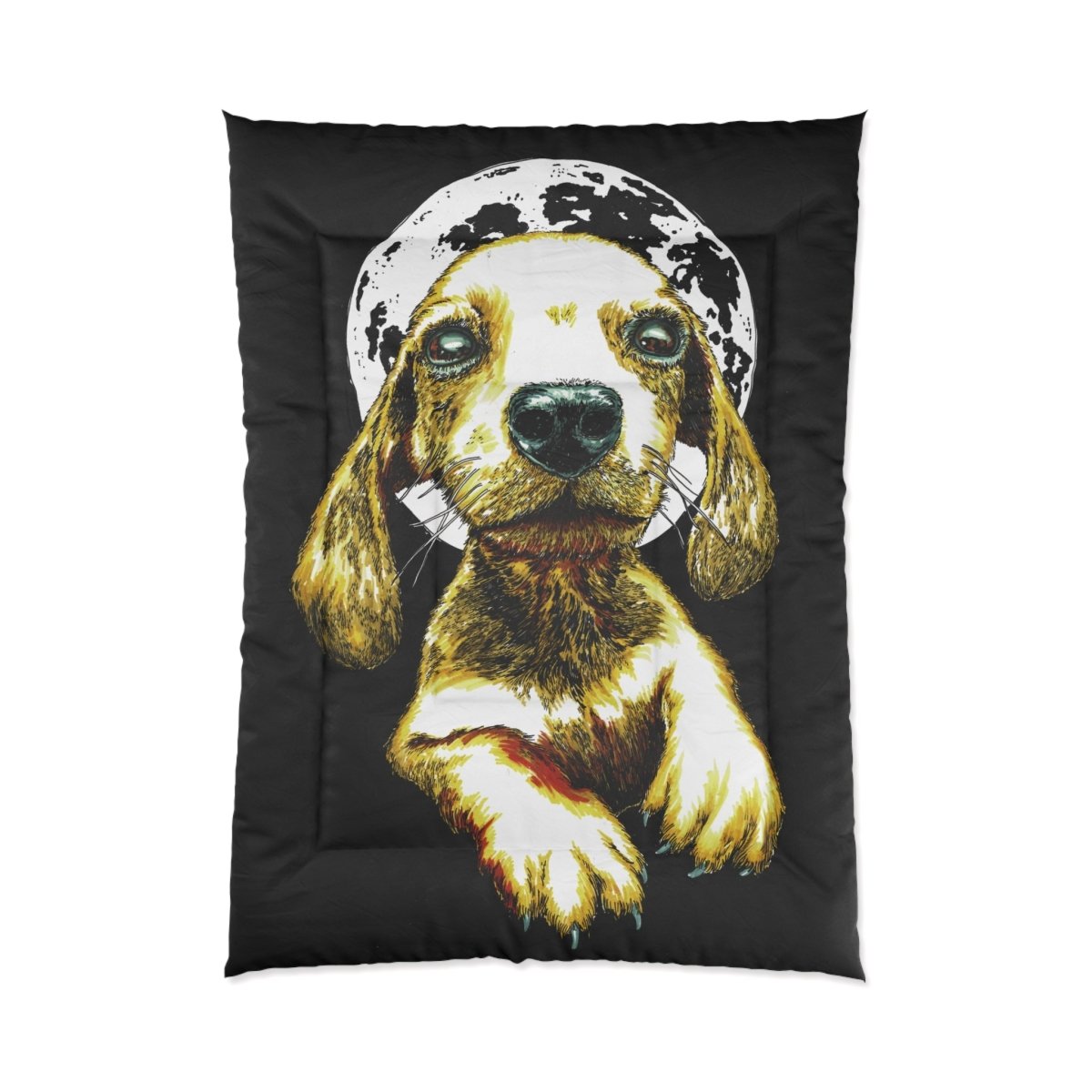 Artistic Dog Comforter - Cozy Pet - Inspired Bedding - Curran Artworks
