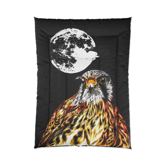 Artistic Falcon Comforter - Cozy Wildlife Bedding for Nature Lovers - Curran Artworks