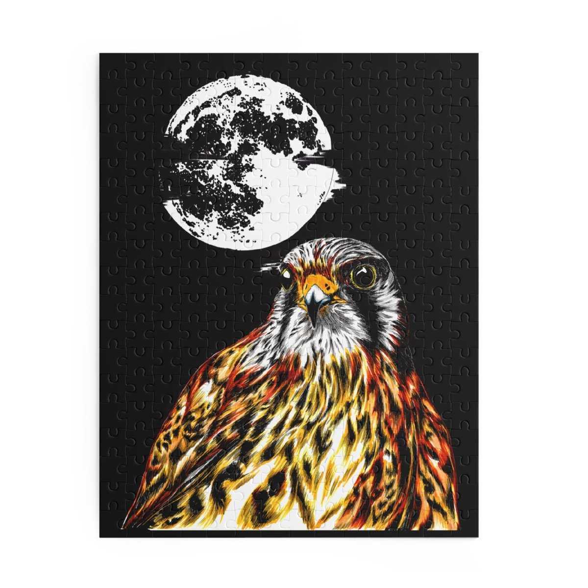Artistic Falcon Moon Puzzle