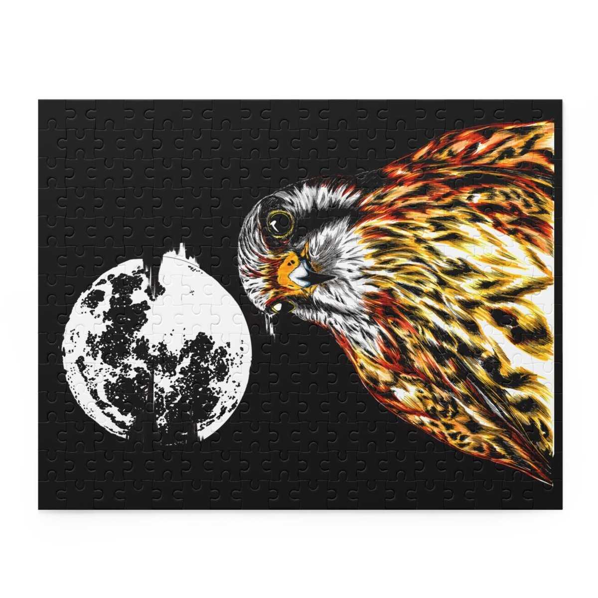Artistic Falcon Moon Puzzle