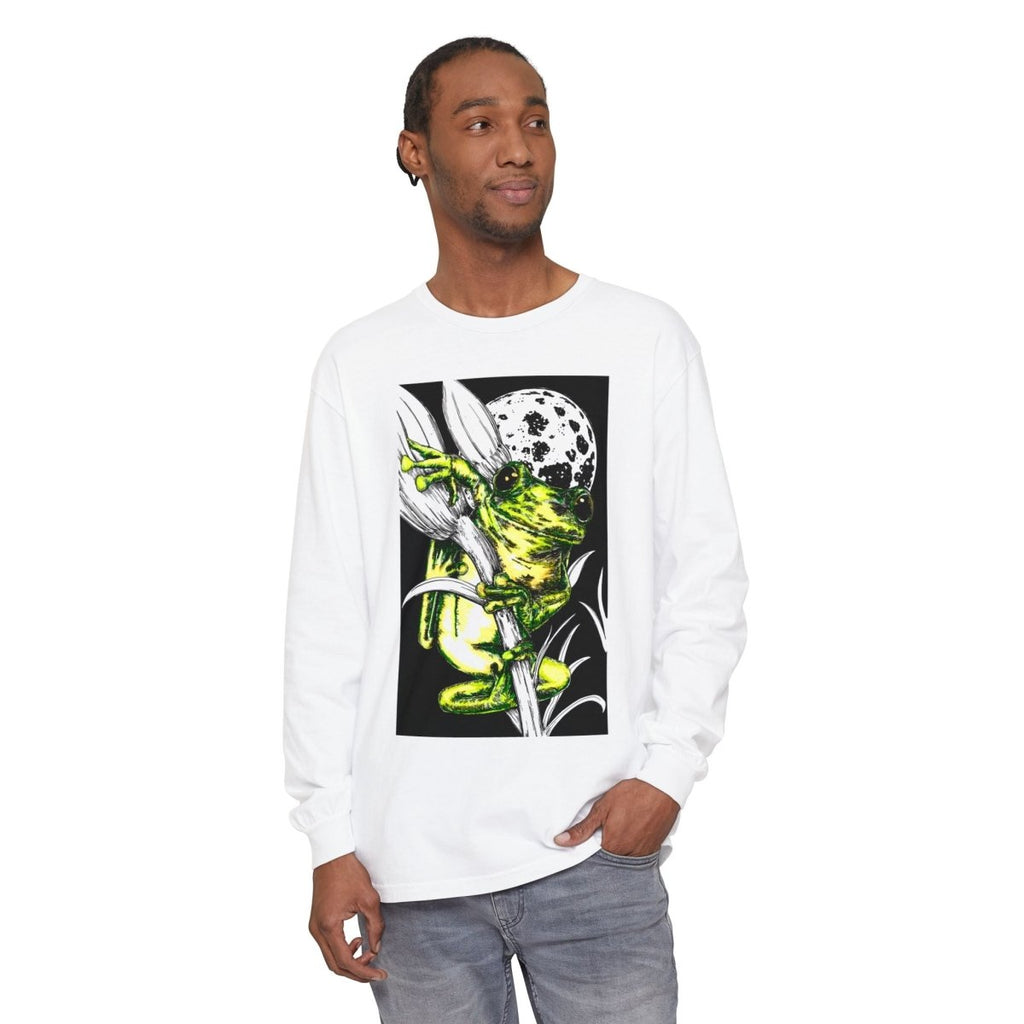 Artistic Frog Eco - Friendly Graphic Long Sleeve T-Shirt - Curran Artworks