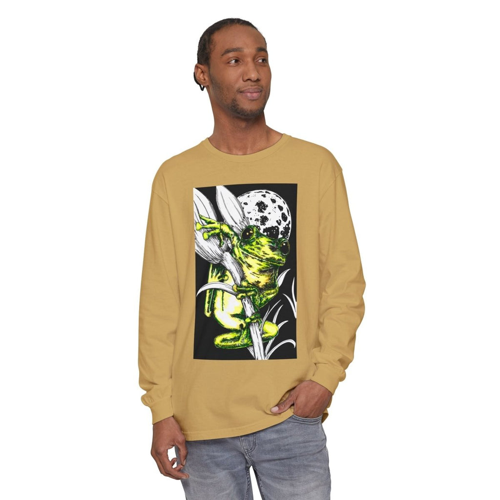 Artistic Frog Eco - Friendly Graphic Long Sleeve T-Shirt - Curran Artworks