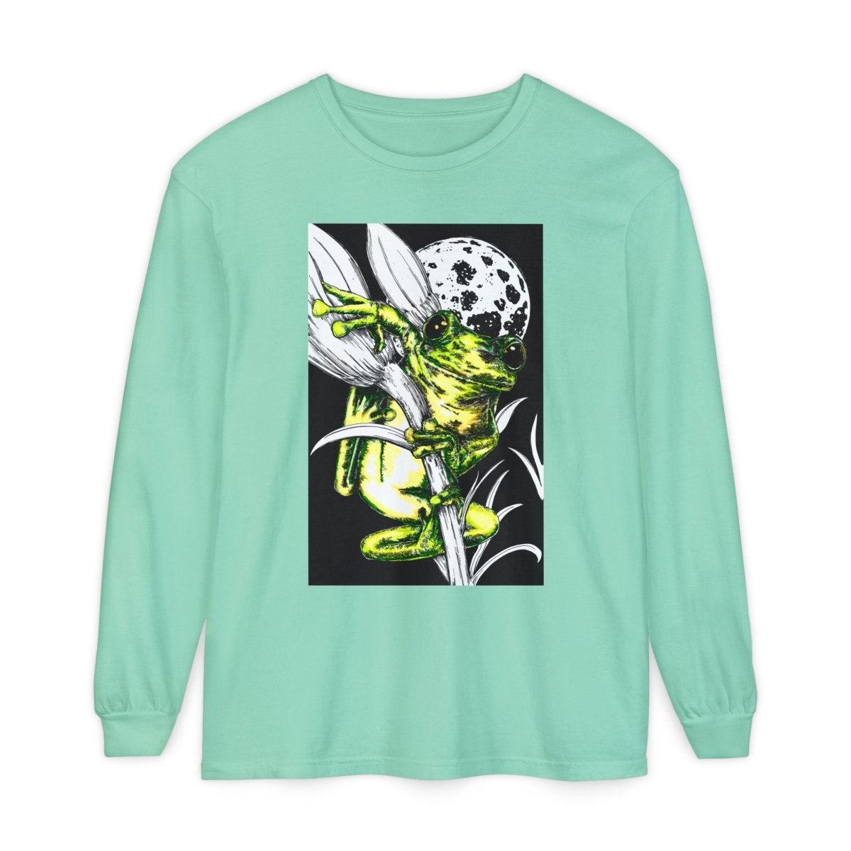 Artistic Frog Eco - Friendly Graphic Long Sleeve T-Shirt - Curran Artworks