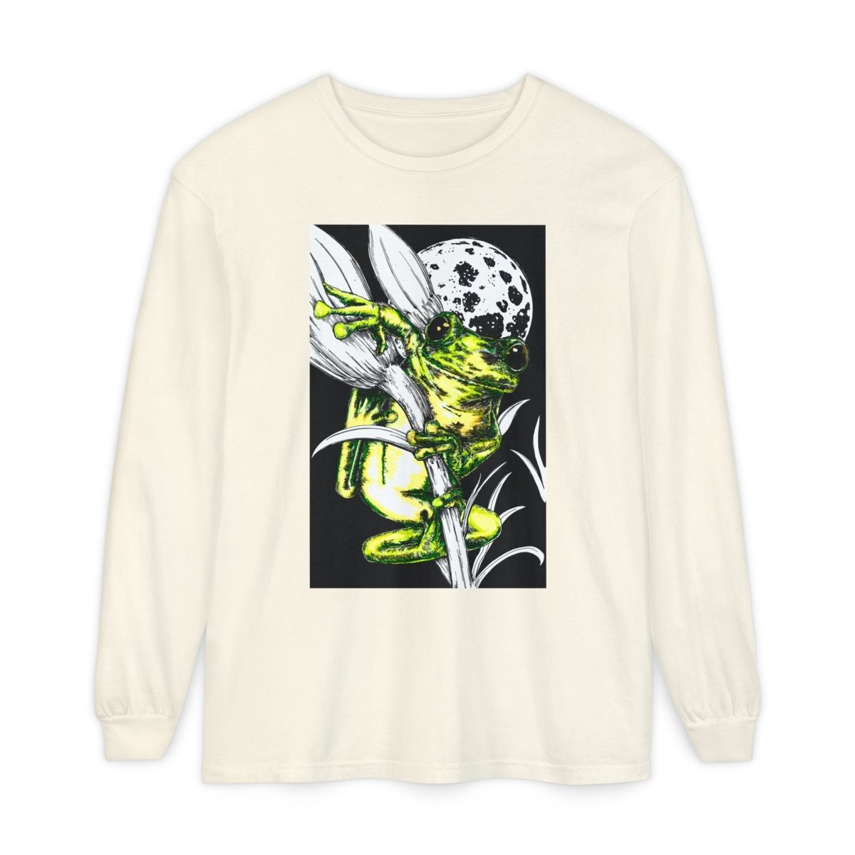 Artistic Frog Eco - Friendly Graphic Long Sleeve T-Shirt - Curran Artworks