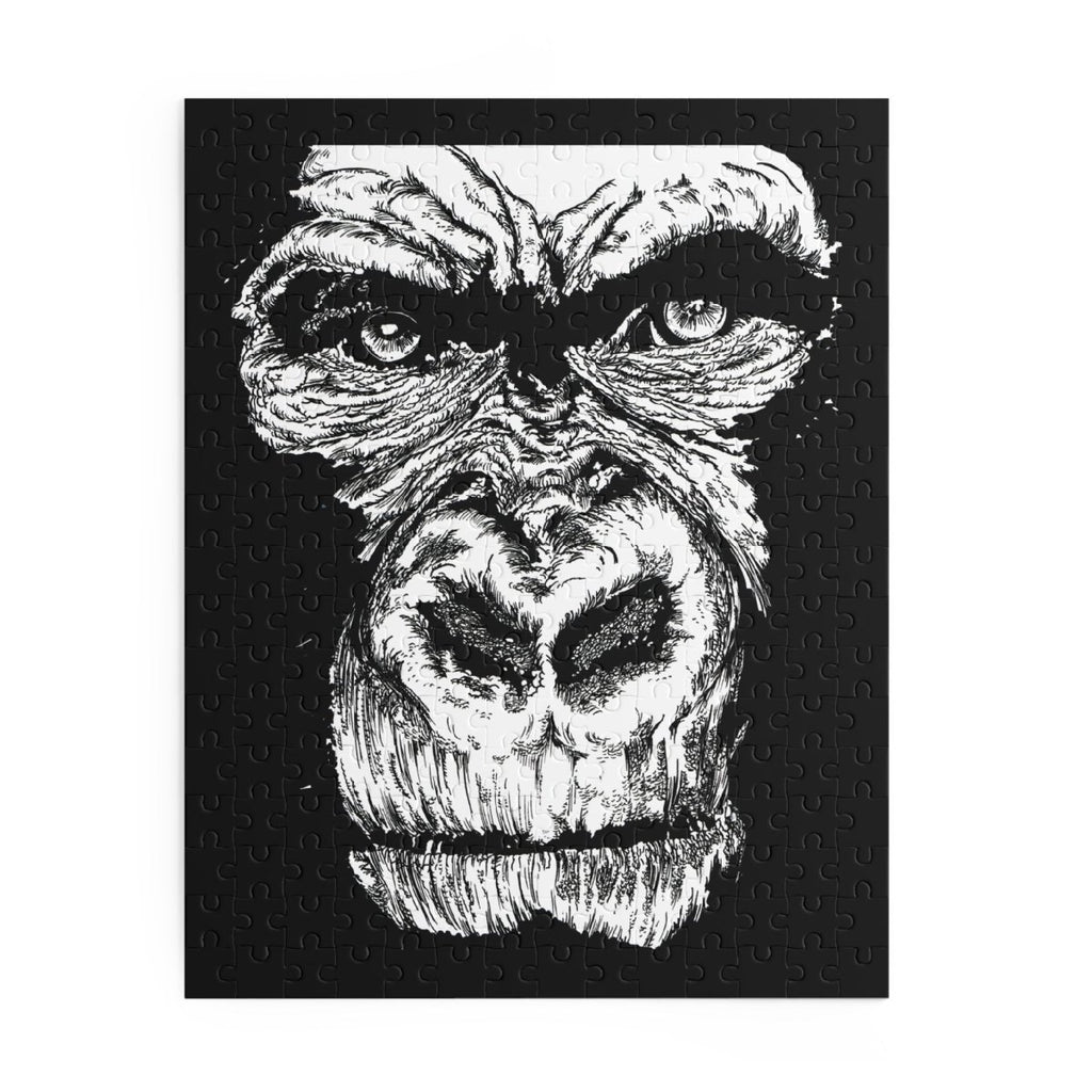 Artistic Gorilla Puzzles - 120, 252, 500 Piece Variants - Curran Artworks