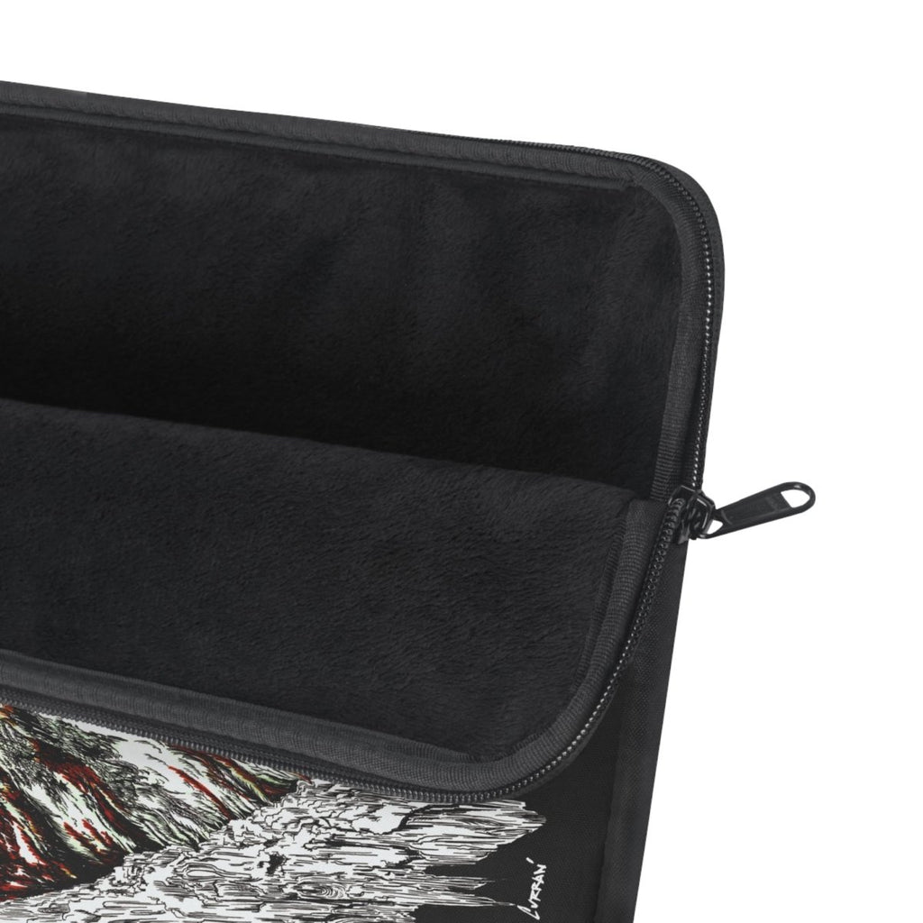 Artistic Owl Laptop Sleeve with Abstract Design - Perfect Gift - Curran Artworks