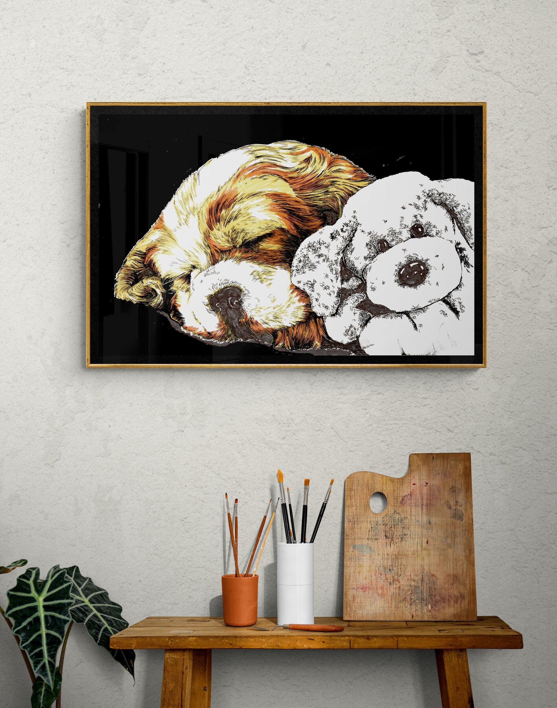 King Charles Cocker Spaniel Wall Art Poster