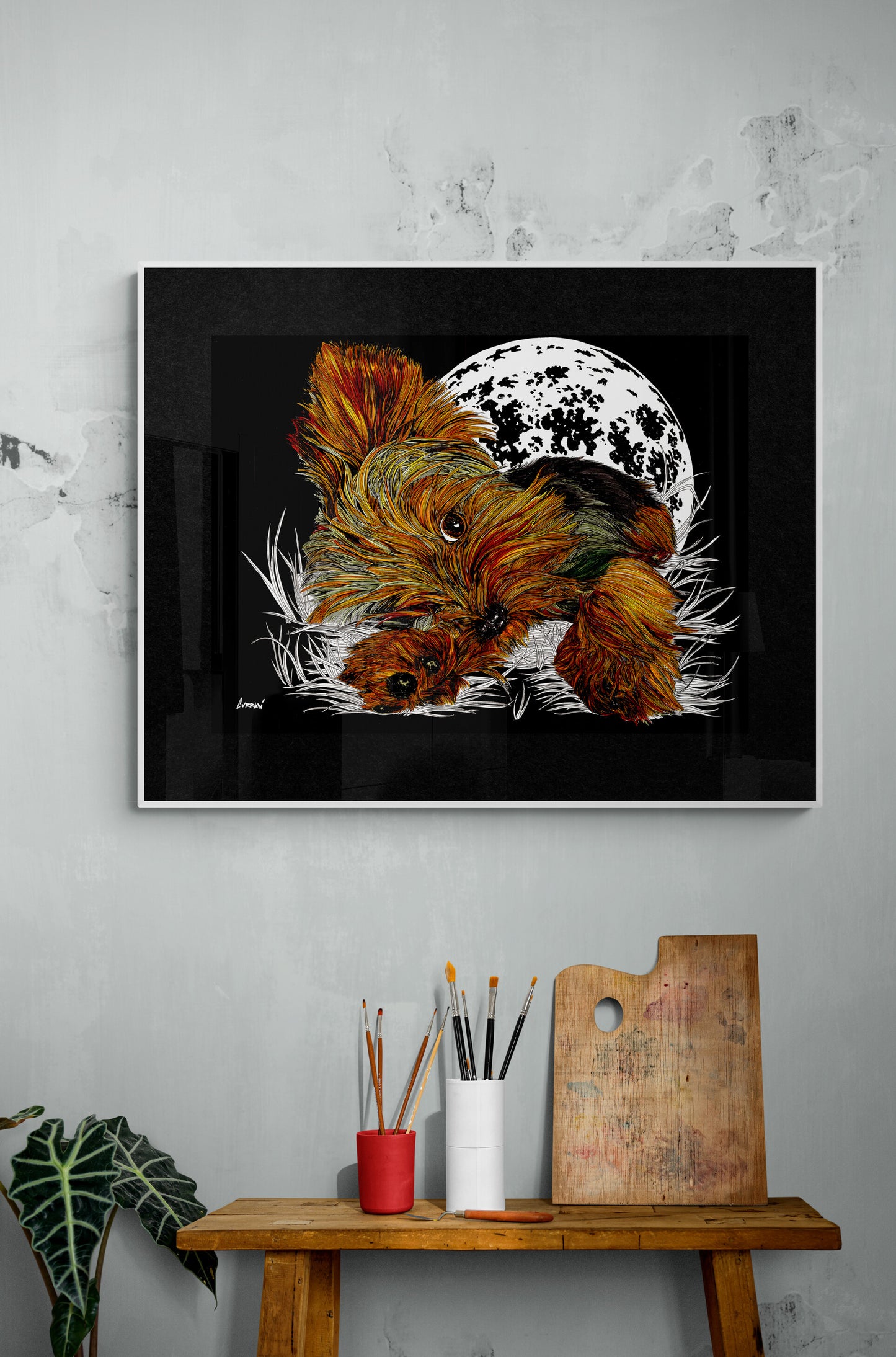 Yorkie Terrier 1 Wall Art Poster