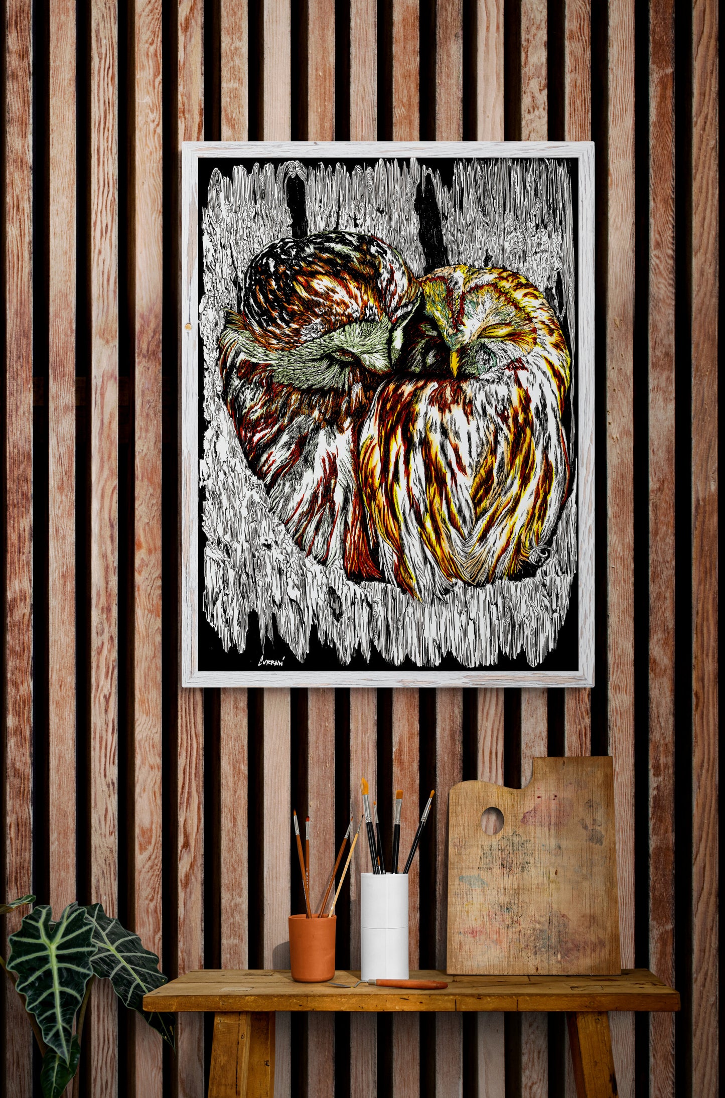 Owls Wall Art Poster