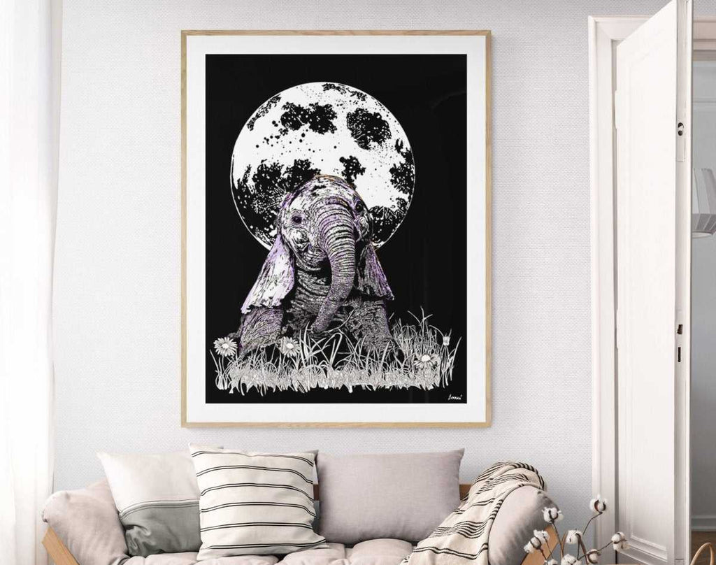 Baby Elephant Digital Download by Curran Artworks