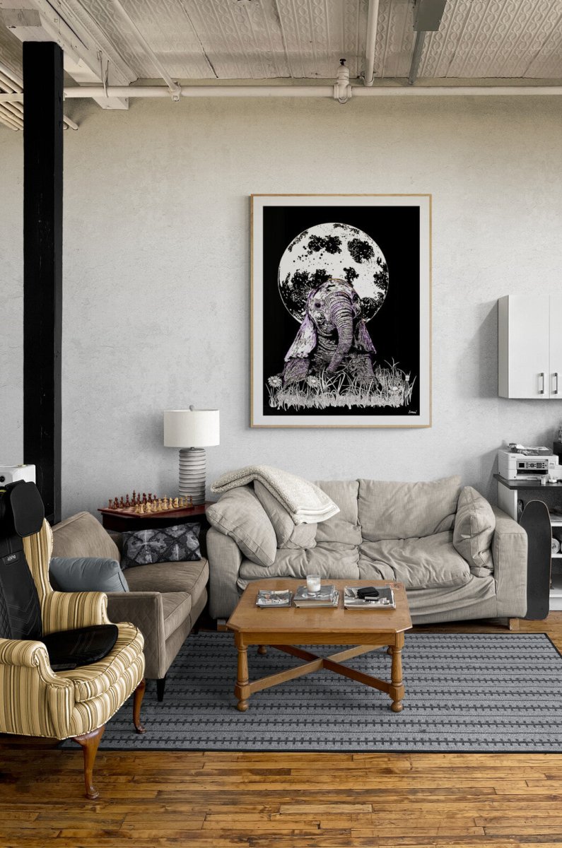 Baby Elephant Digital Download - Curran Artworks
