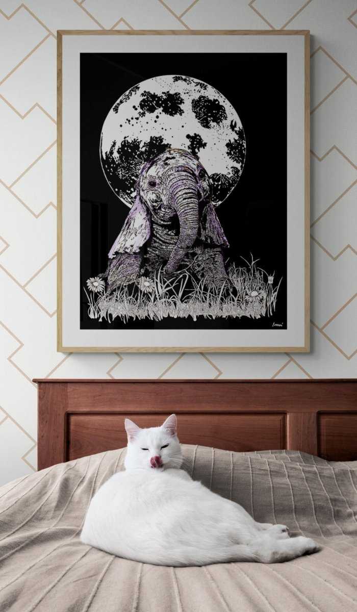 Baby Elephant Digital Download by Curran Artworks