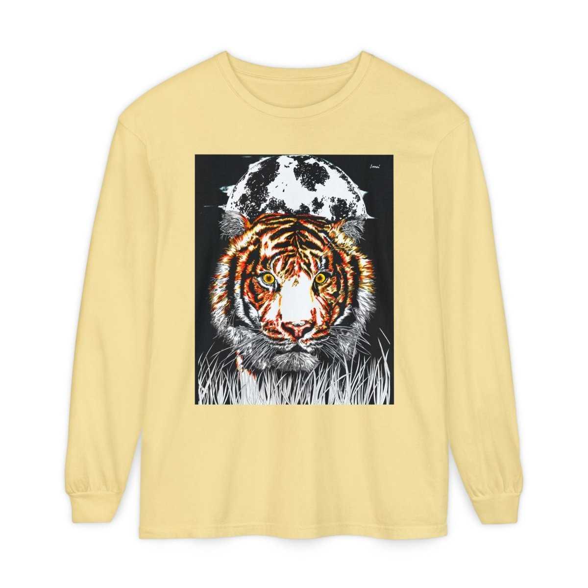 Bold Tiger Long Sleeve T-Shirt for Nature Lovers