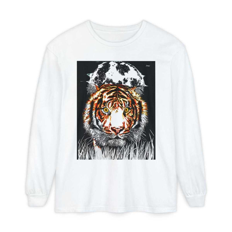Bold Tiger Long Sleeve T-Shirt for Nature Lovers