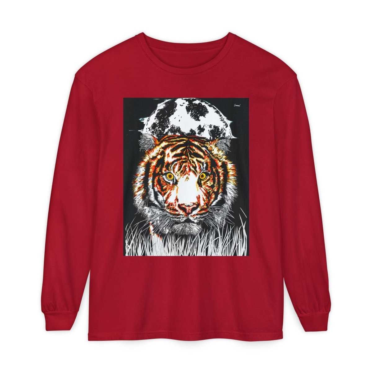 Bold Tiger Long Sleeve T-Shirt for Nature Lovers