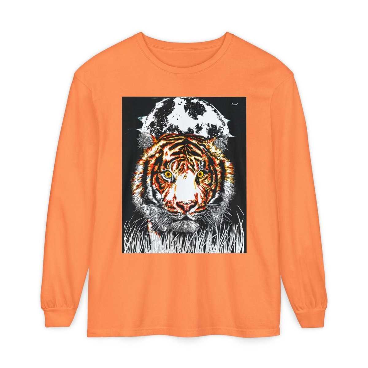 Bold Tiger Long Sleeve T-Shirt for Nature Lovers