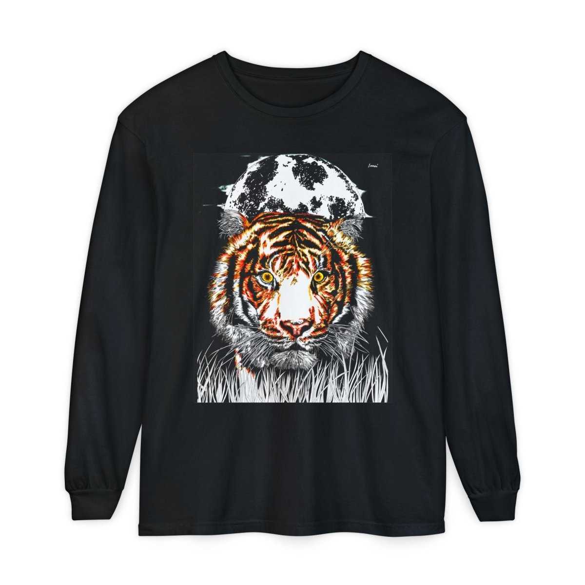 Bold Tiger Long Sleeve T-Shirt for Nature Lovers