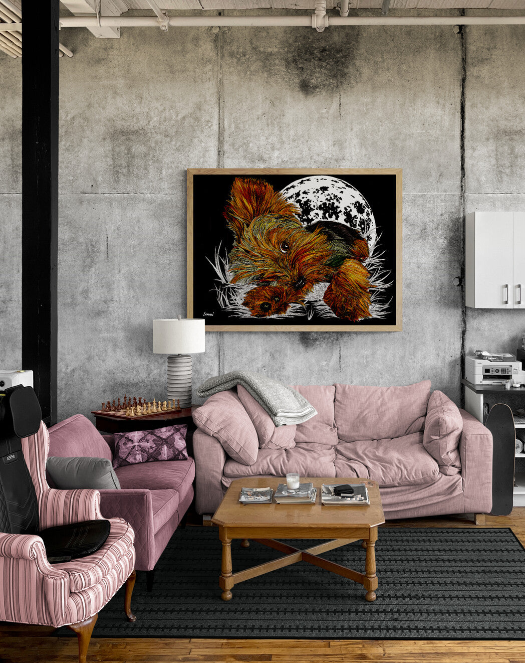 Yorkie Terrier 1 Wall Art Poster