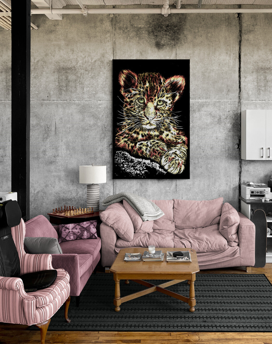 Leopard Wall Art Poster