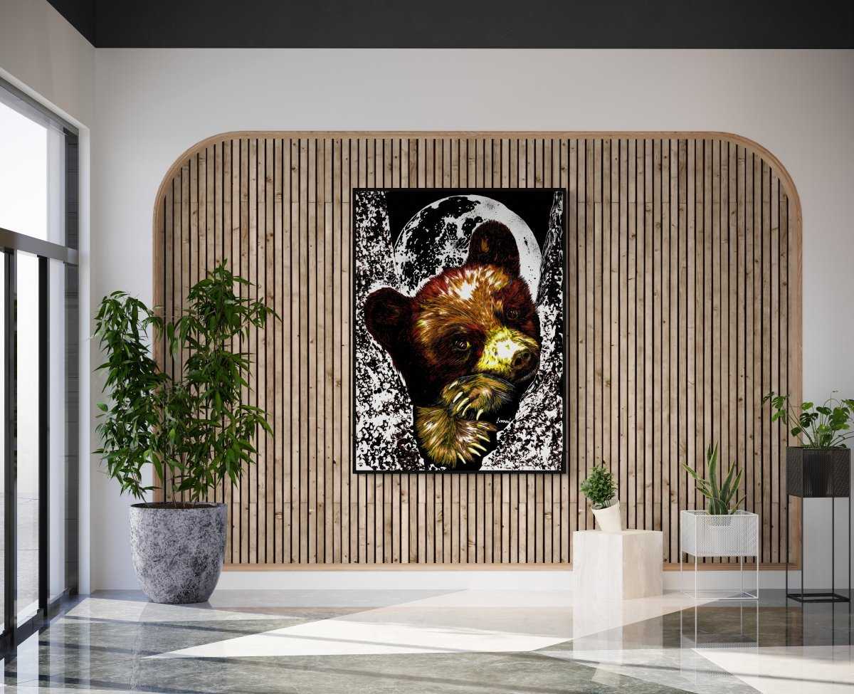 Brown Bear Cub Digital Download by Kris Curran
