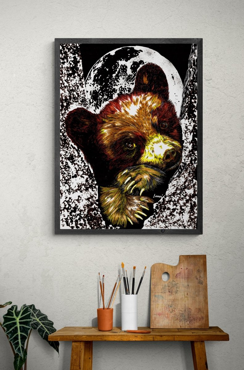 Brown Bear Cub Digital Download - Curran Artworks