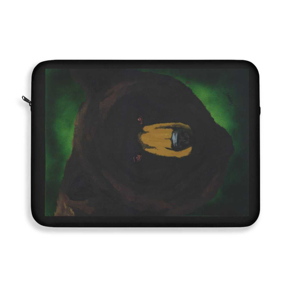Brown Bear Laptop Sleeve - Stylish Protection for Your Tech