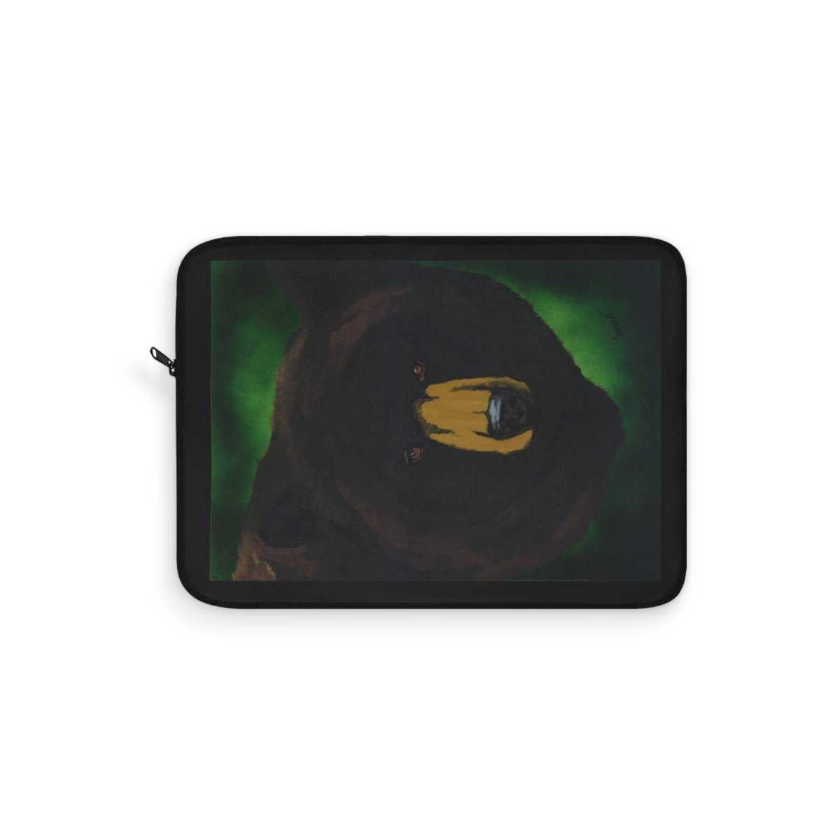 Brown Bear Laptop Sleeve - Stylish Protection for Your Tech