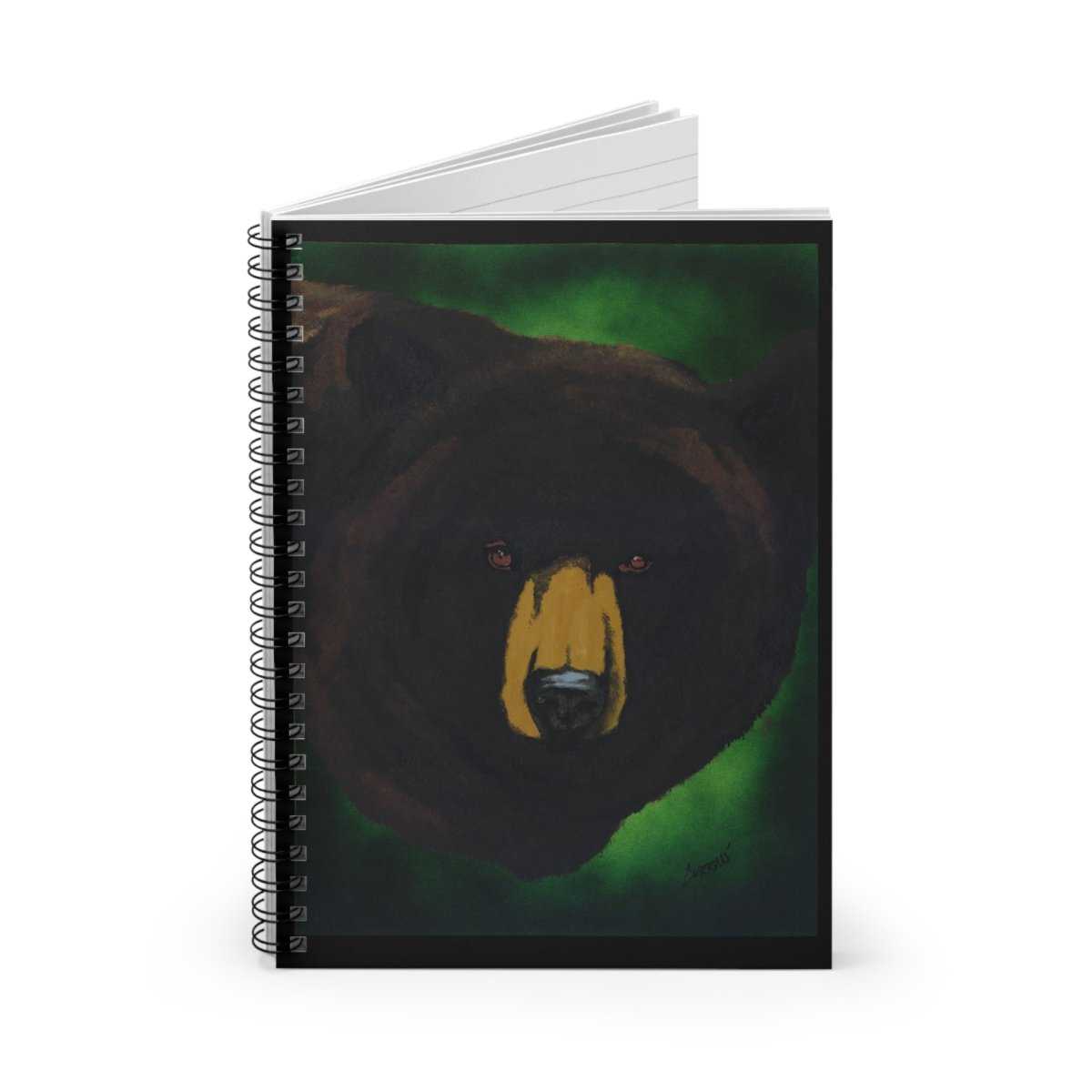 Brown Bear Spiral Notebook – Nature-Inspired Journal