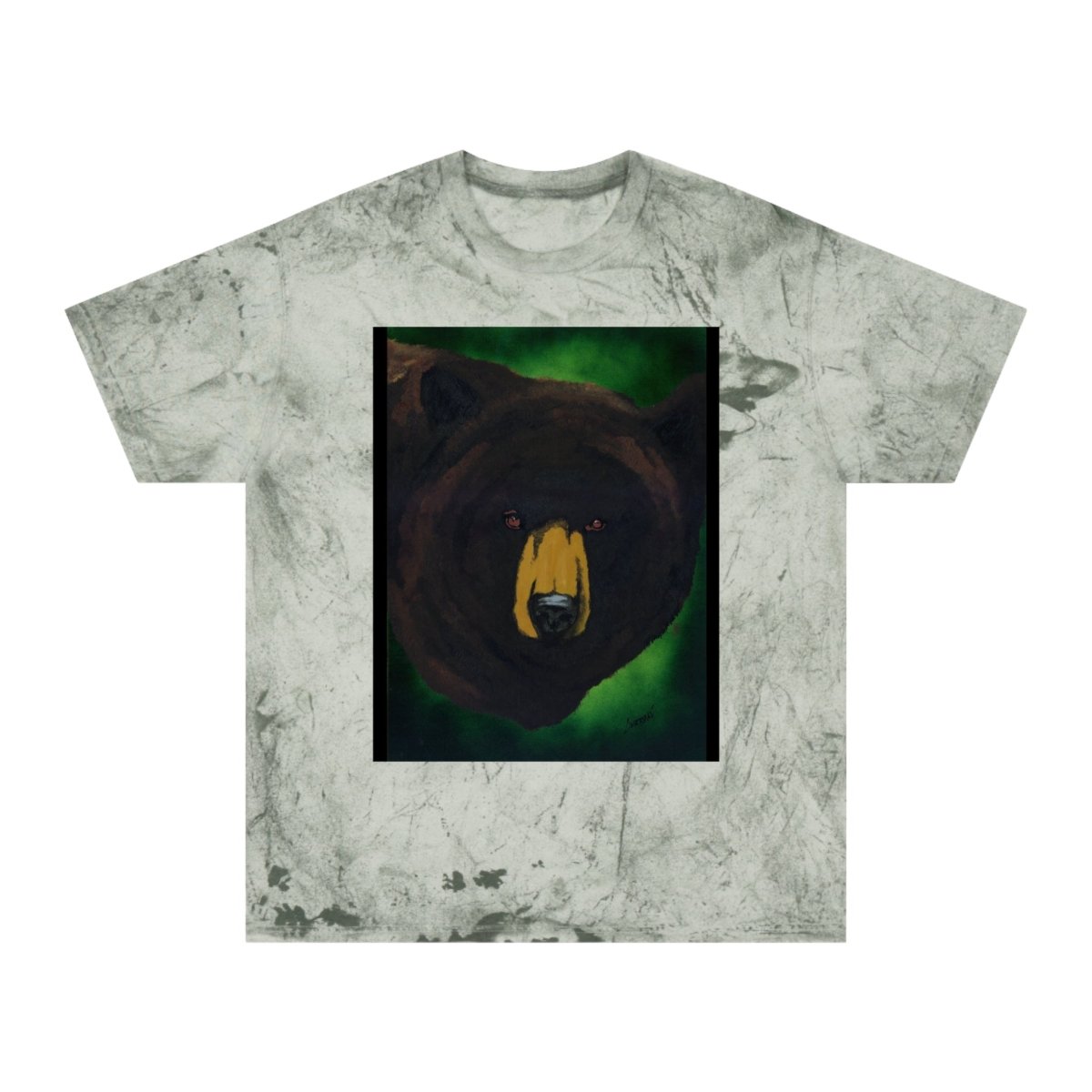 Brown Bear Unisex Color Blast T-Shirt – Nature - Inspired Art for Wildlife Lovers - Curran Artworks