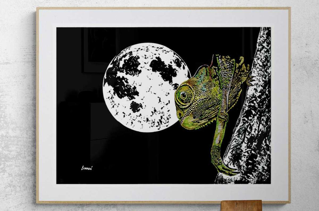Chameleon 1 Digital Download | Unique Art by Kris Curran