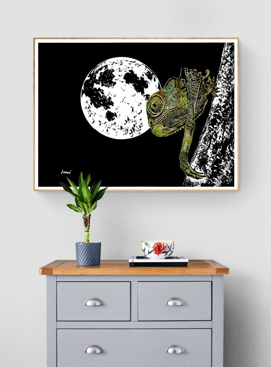 Chameleon 1 Digital Download | Unique Art by Kris Curran
