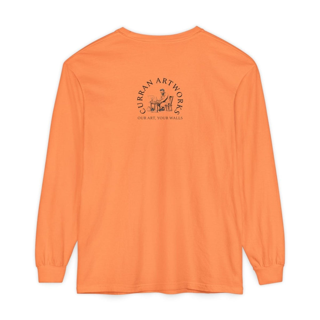 Chameleon Long Sleeve T-Shirt - Nature - Inspired Oversized Style - Curran Artworks