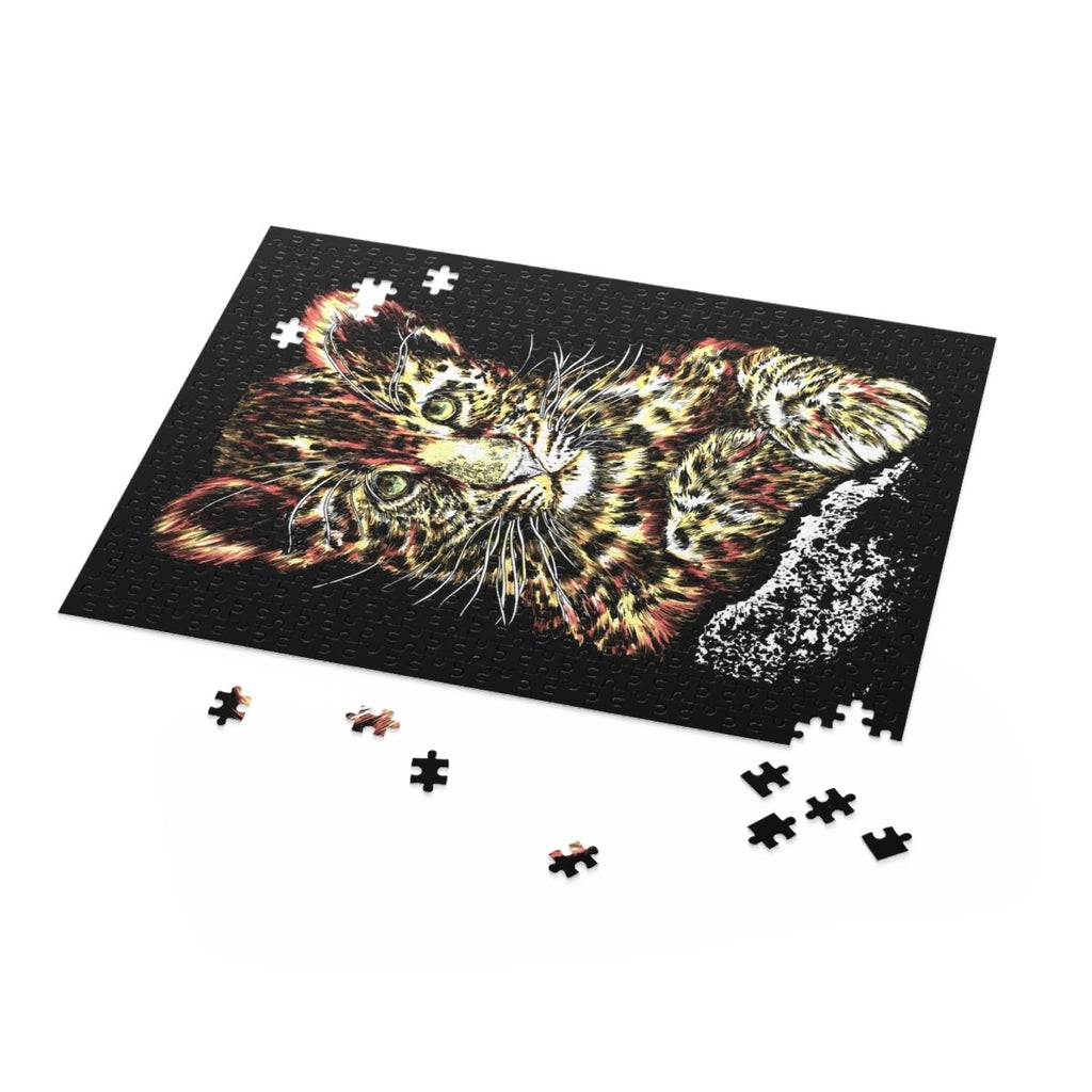 Charming Leopard Cub Puzzle – 120, 252, 500 - Piece Options - Curran Artworks