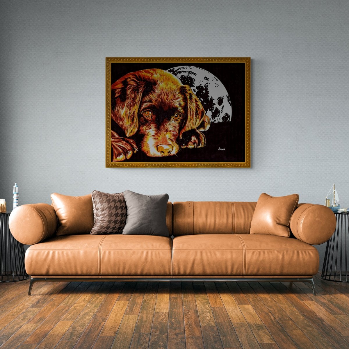 Chocolate Lab Puppy Digital Download - Curran Artworks