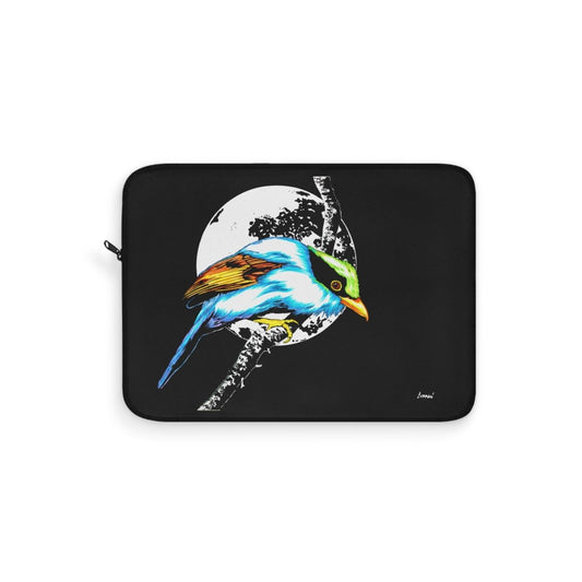 Colorful Bird Laptop Sleeve - Artistic Design for Nature Lovers - Curran Artworks