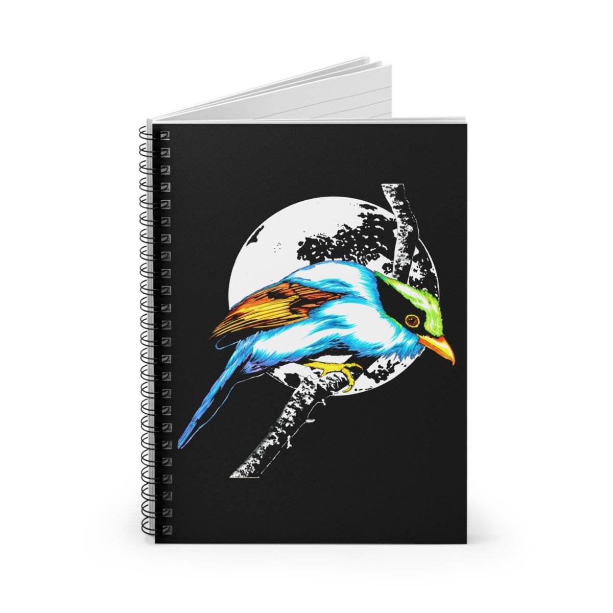 Colorful Bird Spiral Notebook - Perfect for Nature Lovers & Creative Minds - Curran Artworks