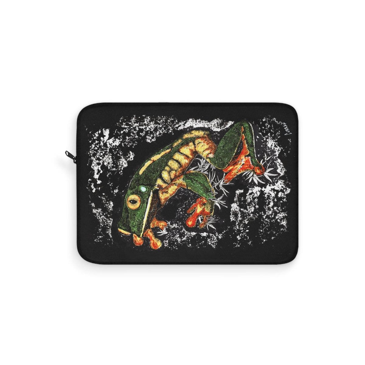 Colorful Frog Laptop Sleeve - Stylish, Protective Case for Creatives - Curran Artworks