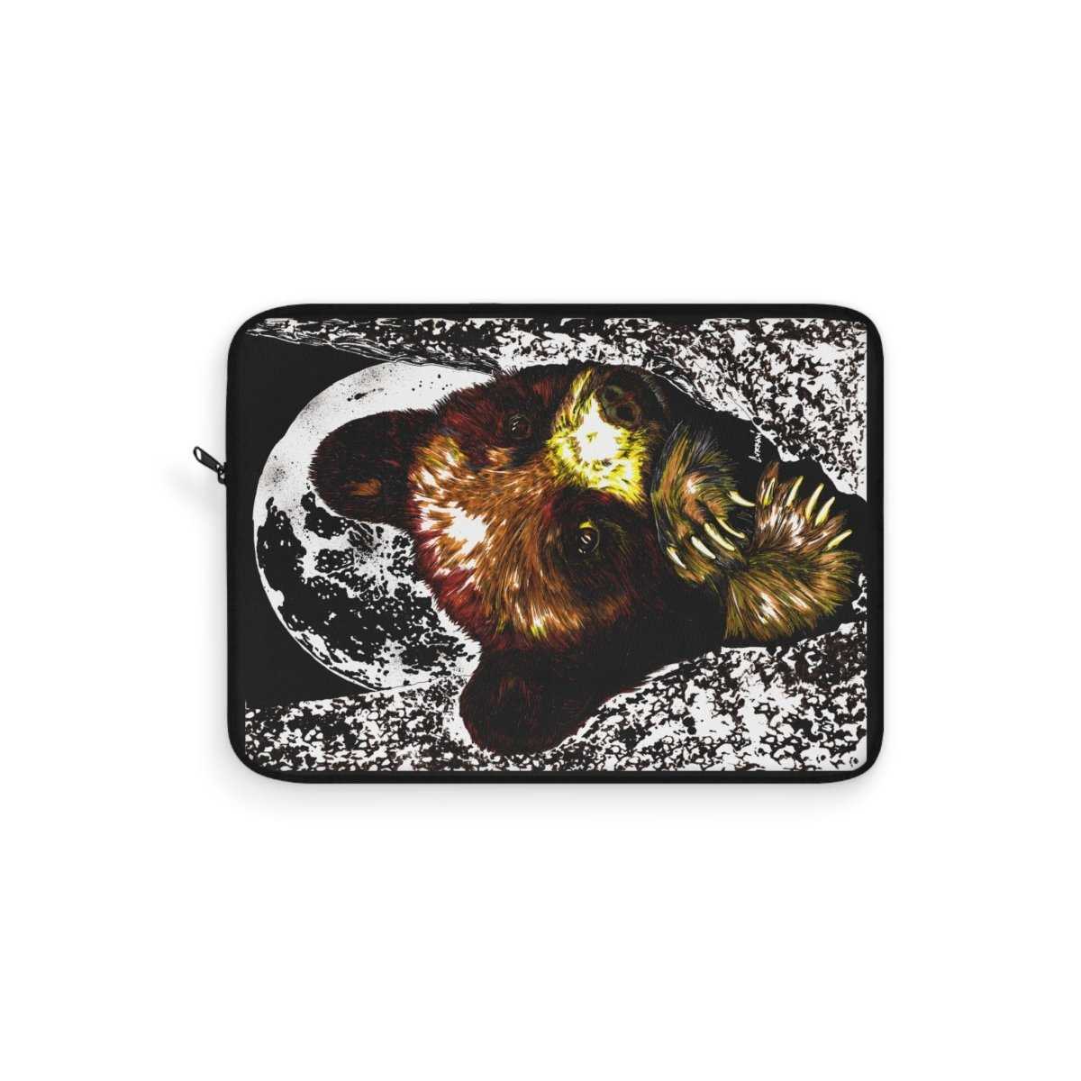 Brown Bear Cub Laptop Sleeve - Stylish Tech Accessory