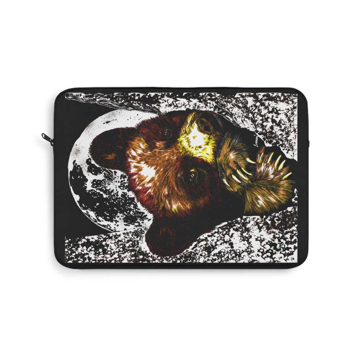 Brown Bear Cub Laptop Sleeve - Stylish Tech Accessory