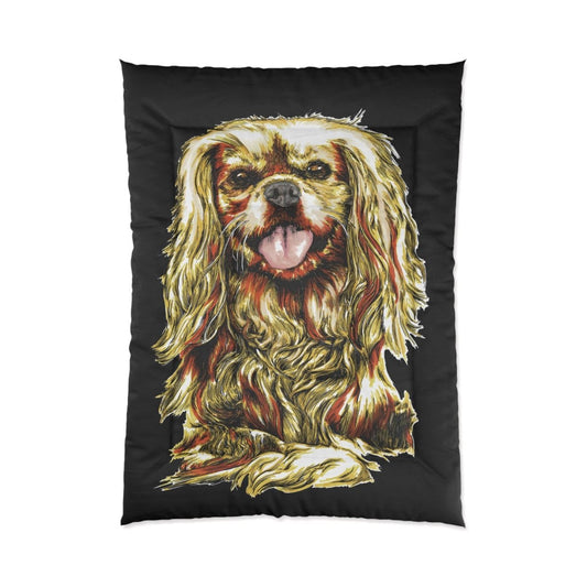 Cozy Dog Lover Comforter - Artistic Pet Blanket for Home Decor - Curran Artworks