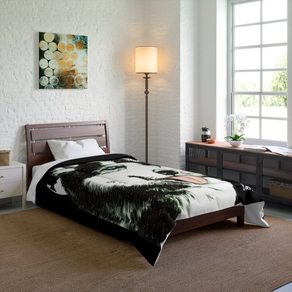 Cozy Husky Comforter - Stylish Dog - Themed Bedding for Pet Lovers - Curran Artworks