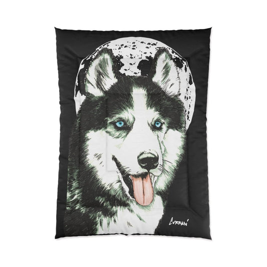 Cozy Husky Comforter - Stylish Dog - Themed Bedding for Pet Lovers - Curran Artworks
