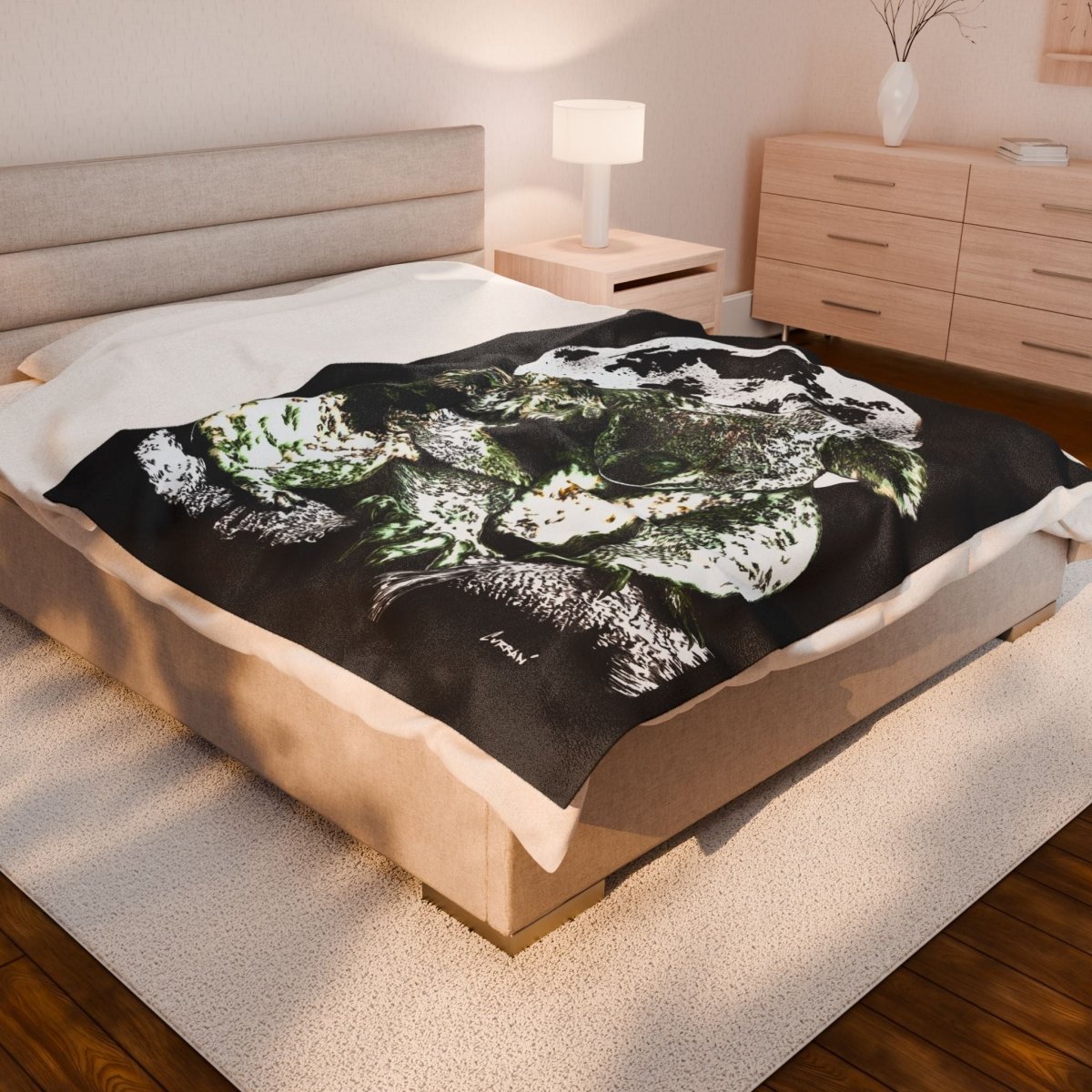 Cozy Koala Velveteen Plush Blanket - Perfect for Comfort & Wildlife Lovers - Curran Artworks