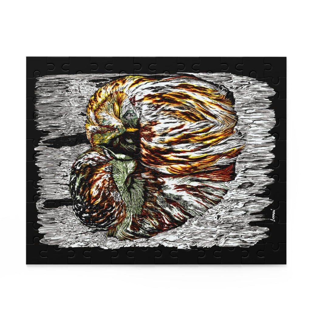 Cozy Owls Puzzle - 500 Pieces for Nature Lovers - Curran Artworks