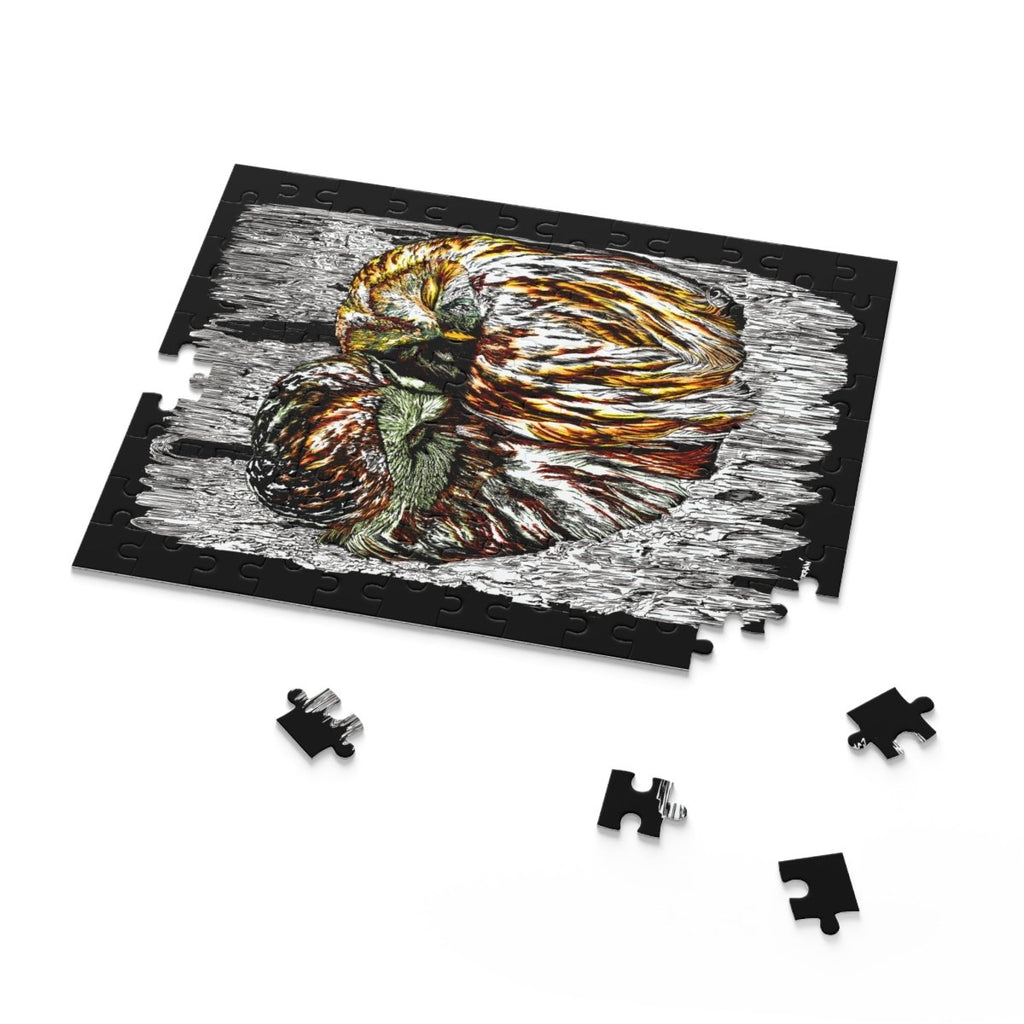 Cozy Owls Puzzle - 500 Pieces for Nature Lovers - Curran Artworks