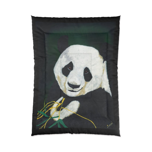Cozy Panda Comforter - Soft & Stylish Bedding for Animal Lovers - Curran Artworks